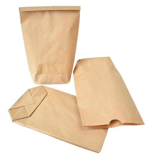 Papiertüten aus Kraftpapier