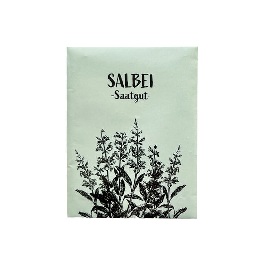 Salbei Samen für aromatischen Salbei aus eigenem Anbau. Ideal für Kräutergärten und Naturfreunde – frischer Salbei direkt aus deinem Garten!