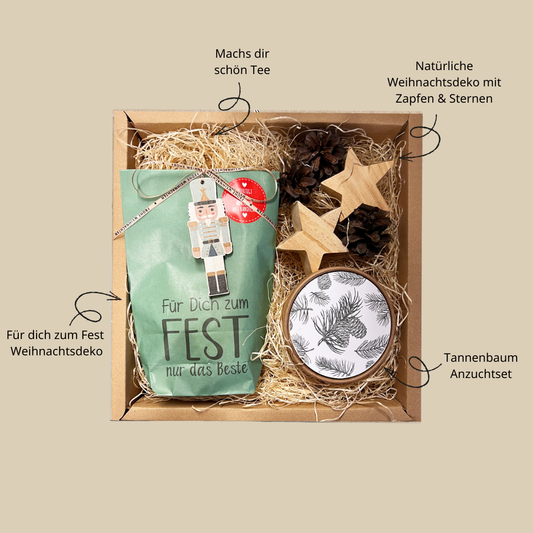 Geschenkset Weihnachtsbaum – Dein Tannenbaum 2030 als liebevolle Weihnachtsbox