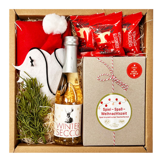 Weihnachtsfeier Geschenk Box to go