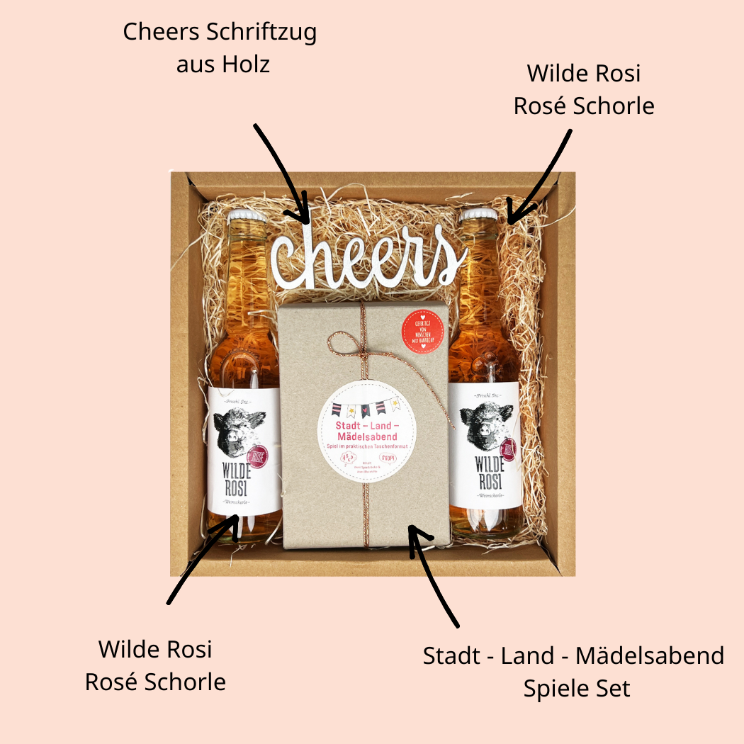 Geschenkidee für die Freundin - hol dir die Mädelsabend Box