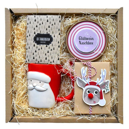 WOW Box Weihnachtsmann Nascherei Geschenk Box