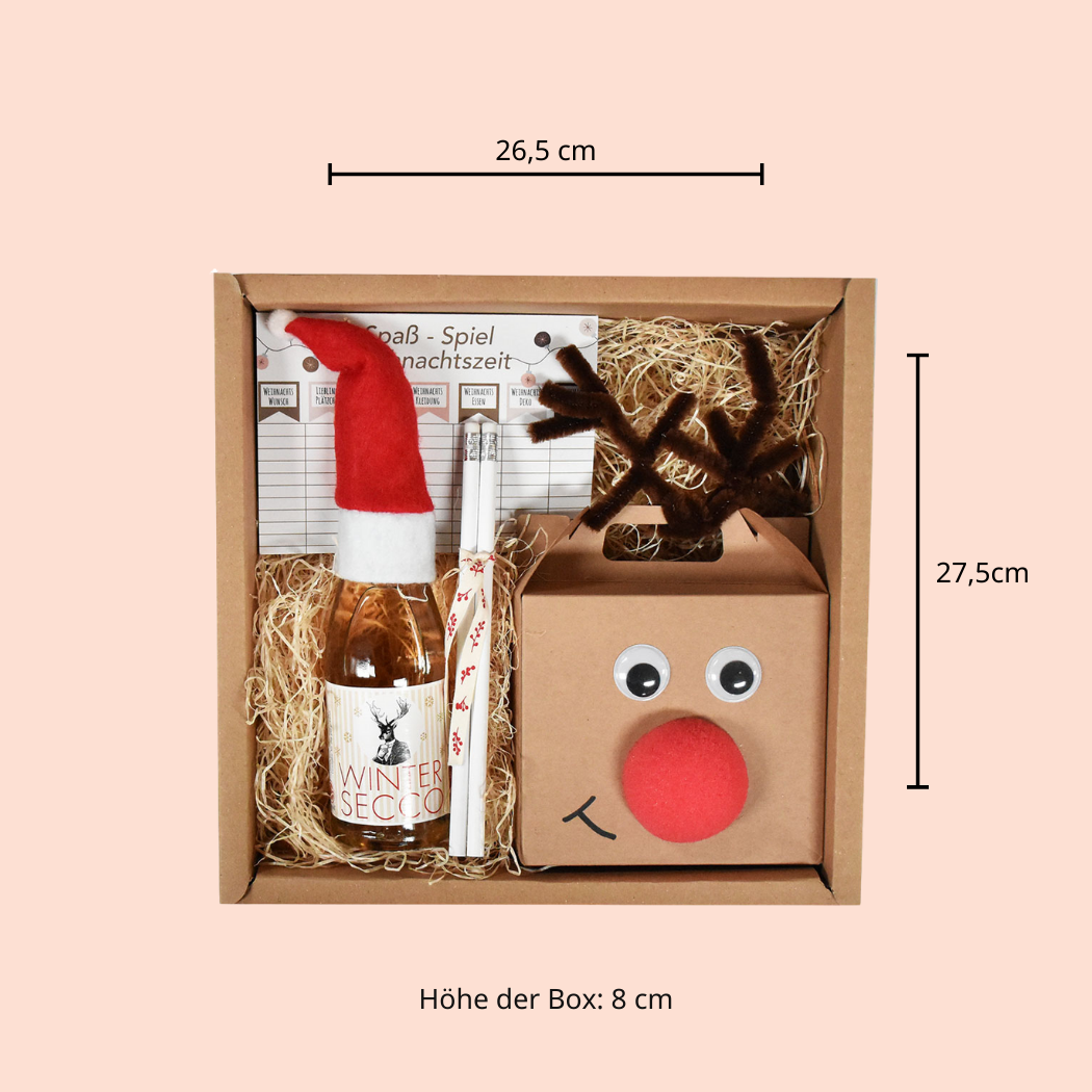 Größe der Box: 26,5x27,5x8cm- Weihnachtsbox für Frauen
