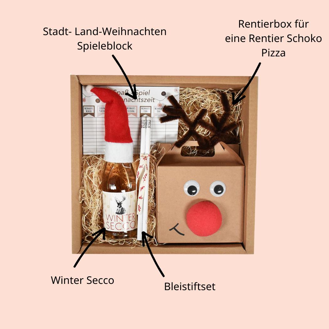 Weihnachtsbox als lustiges Weihnachtsgeschenk