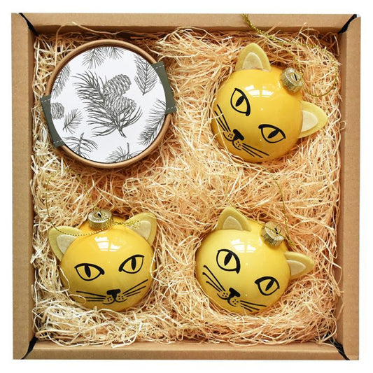 Katzenweihnachtsbaum Geschenk Box für Katzenliebhaber