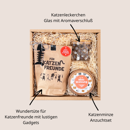 Inhalt der Katzen Geschenkbox