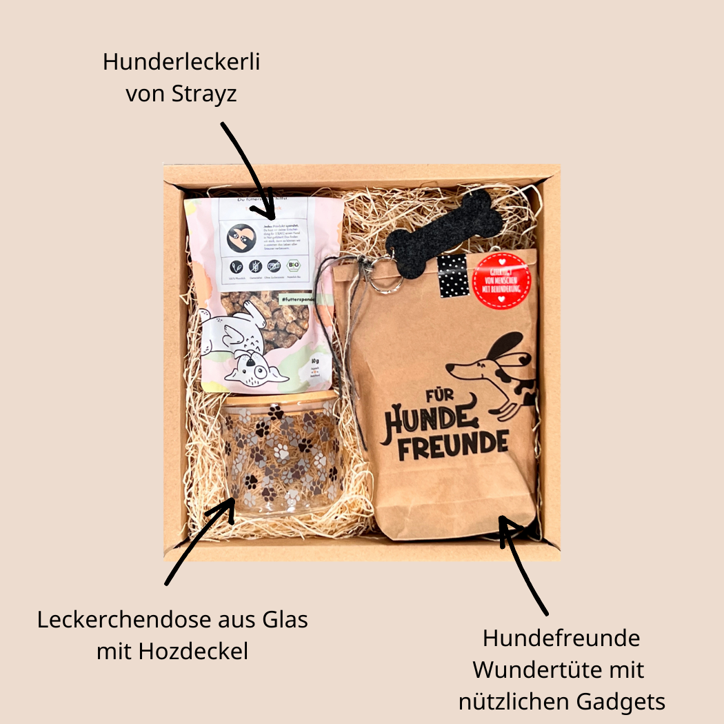Geschenkideen für Hundeliebhaber in einer Box