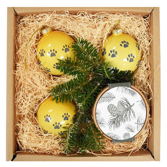 geschenkideen für hunde-Geschenkbox für Hundefreunde für den Weihnachtsbaum