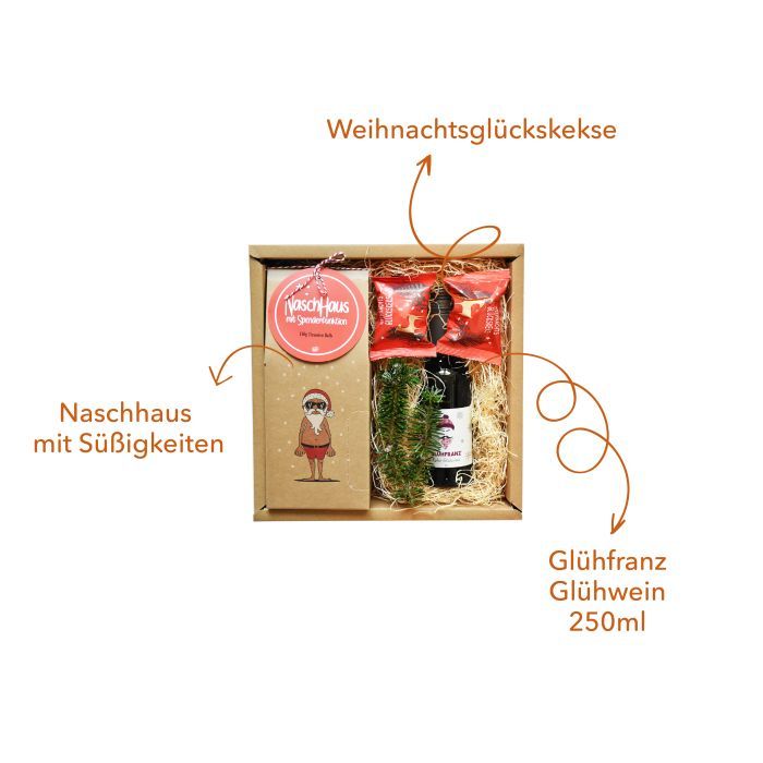 WOW Box Naschhaus und Glühwein Geschenk Box