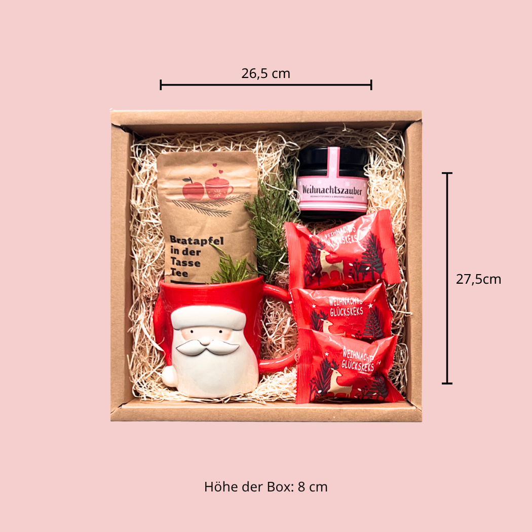 Weihnachtspräsente Box-Größe der Box: 26,5x27,5x8cm