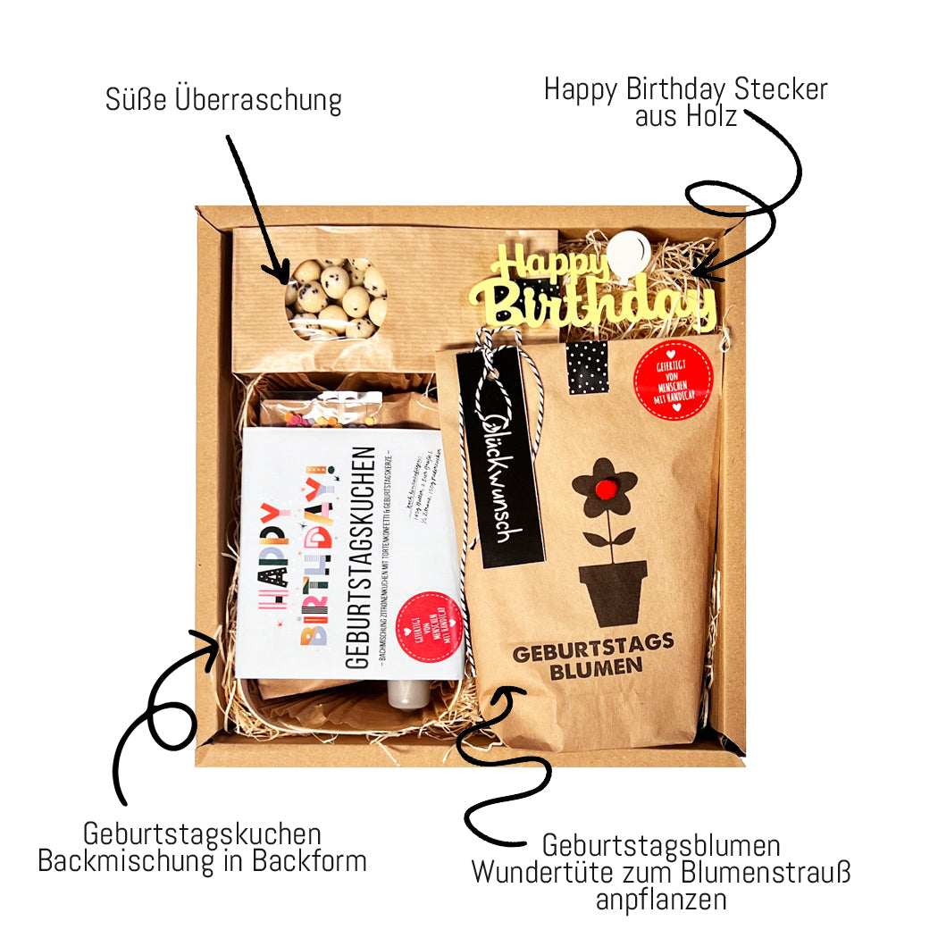 Geschenk zum Geburtstaggesucht? Die perfekte Geschenkbox zum Geburtstag