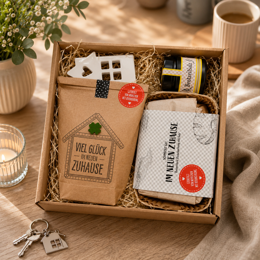 Zum Einzug Geschenk Box