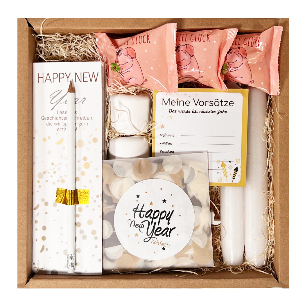 Tischdeko Box zu Silvester