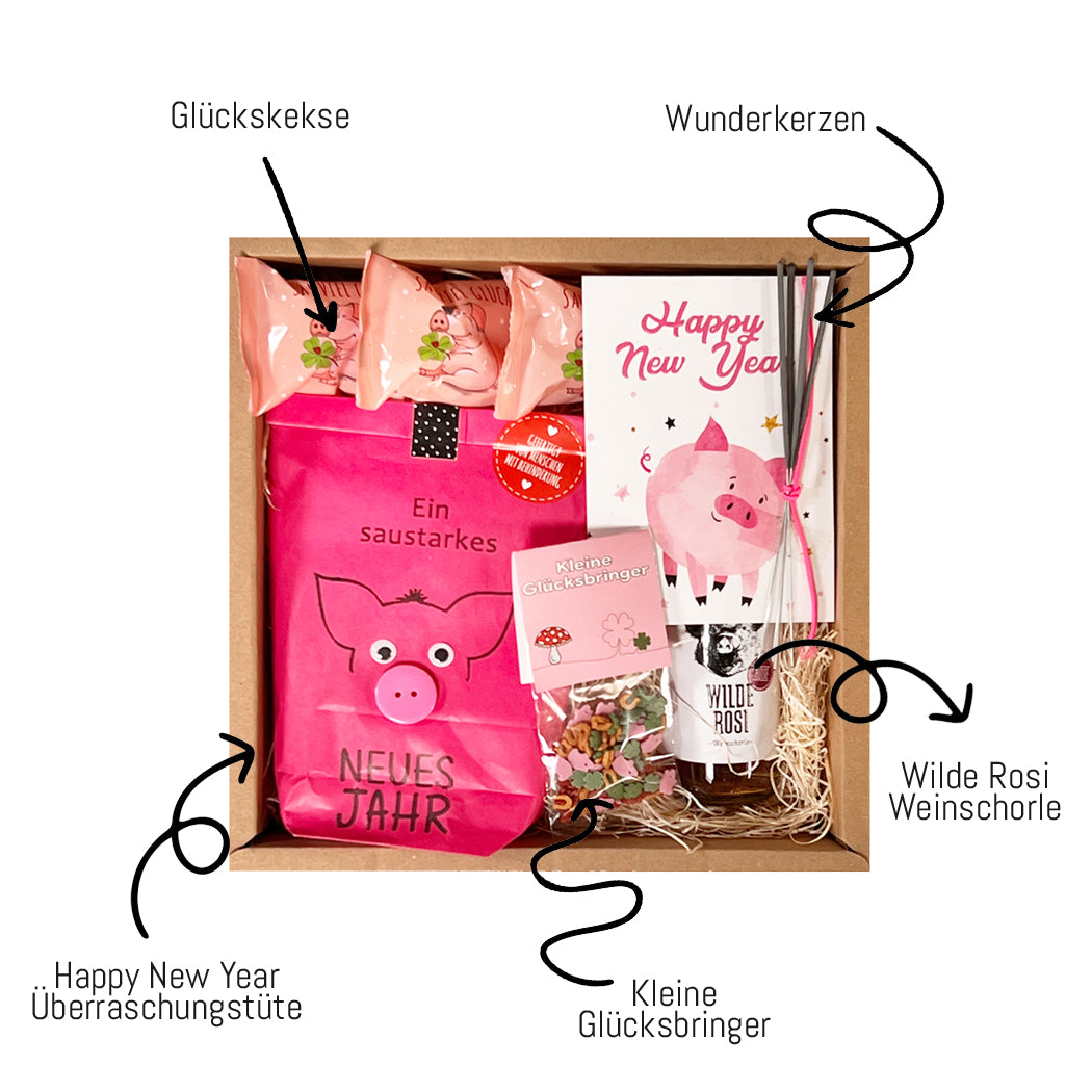 Mitbringsel für Silvester – Die Happy New Year Geschenkbox