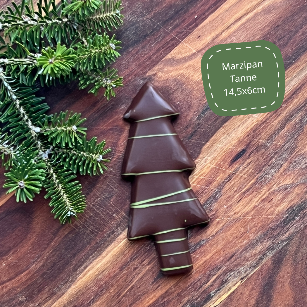 Köstlicher Marzipan Tannenbaum 14,5x6cm