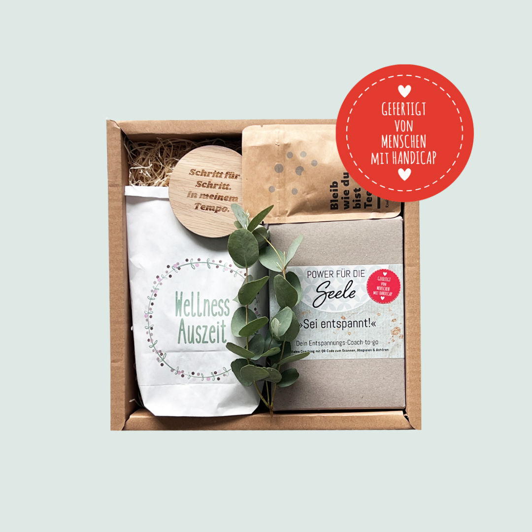 Achtsamkeitsgeschenke gefertigt von Menschen mit Behinderung