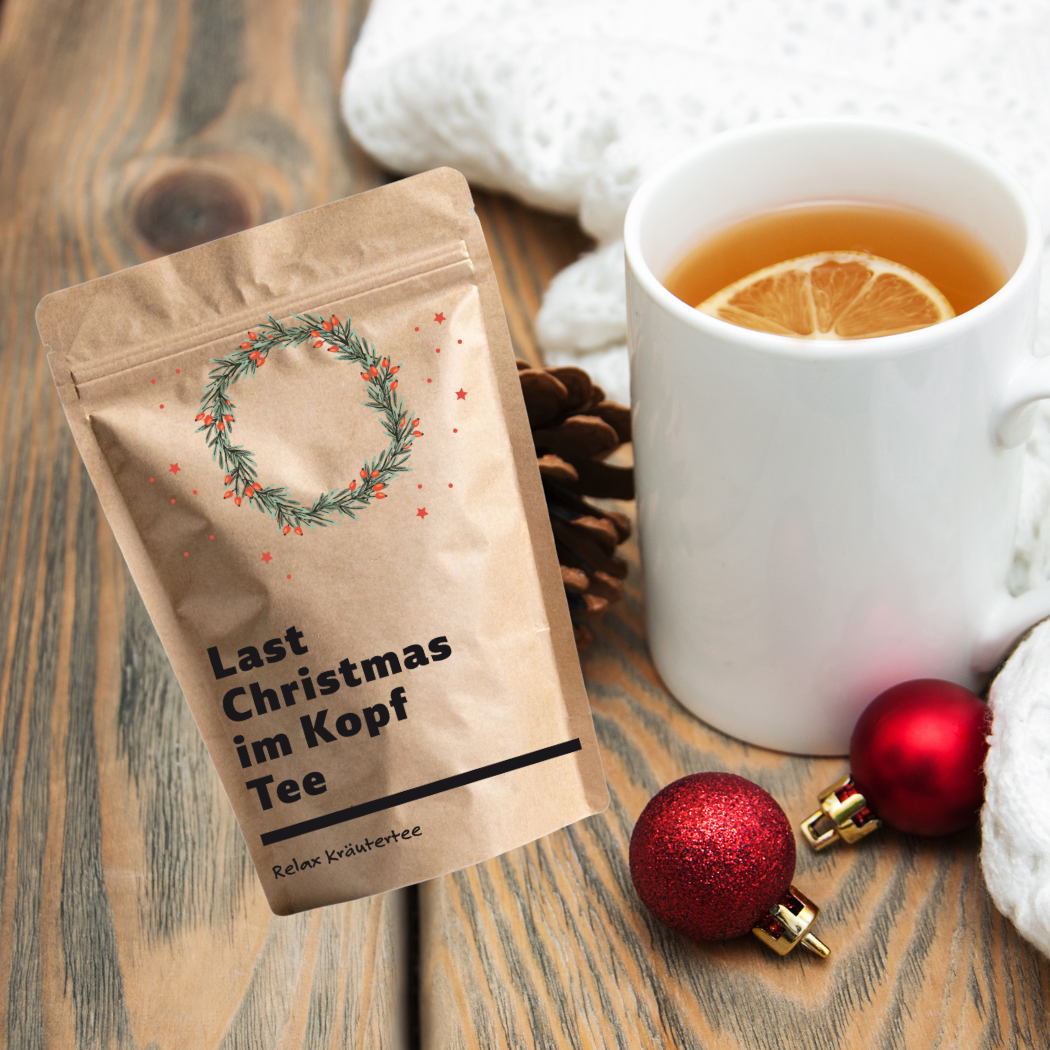 Kleine Tee Geschenke zu Weihnachten mit Teetasse