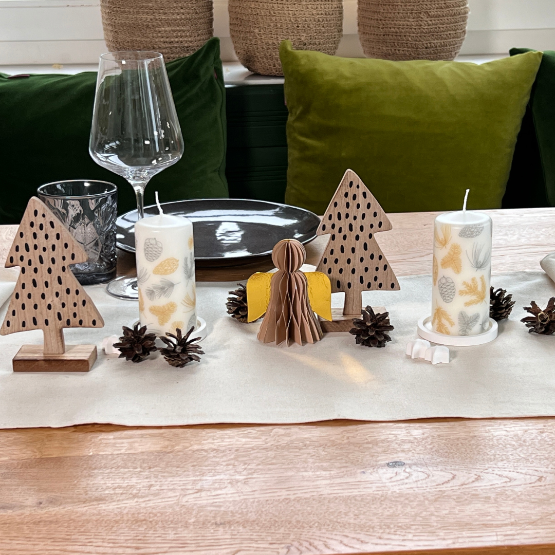 Alles in einem Set - Weihnachtstischdeko Set
