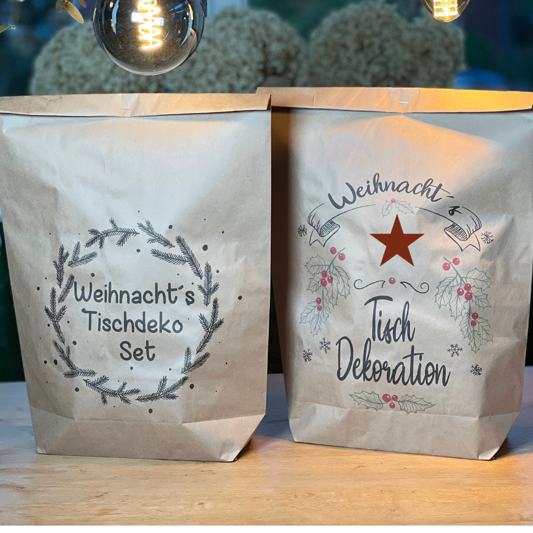 Verschenke doch mal eine weihnachtliche Tischdeko