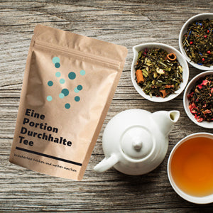 Kräutertee Eine Portion Durchhalte Tee
