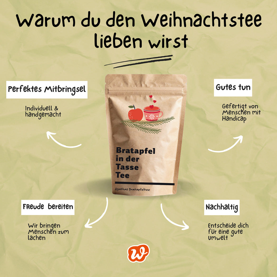 Bratapfel Tee Geschenk