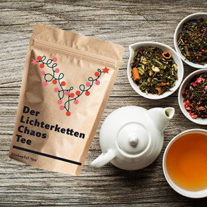 Der Lichterketten Chaos Tee, Weihnachtlicher Zimtapfel