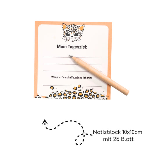 Mindset Geschenk für deinen Alltag - Mini Block Mein Tagesziel