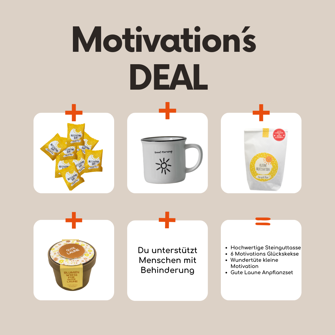 Motivations Bundle für einen erfolgreichen Tag