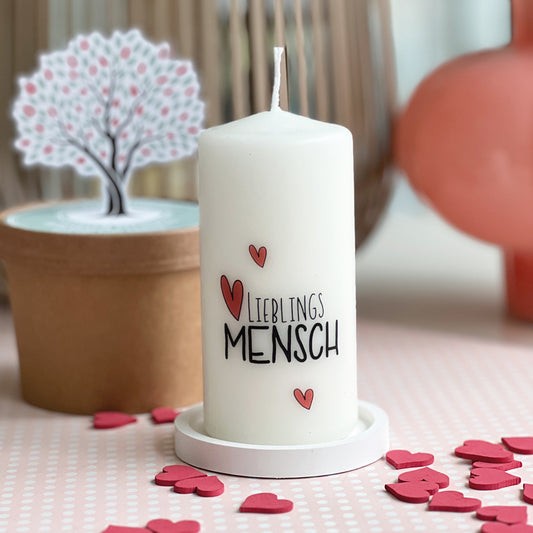 Kerze Lieblingsmensch