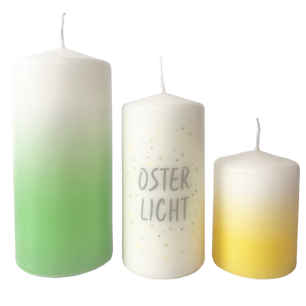 Kerzen Deko Set – Frühlingshafte Kerzenliebe zu Ostern