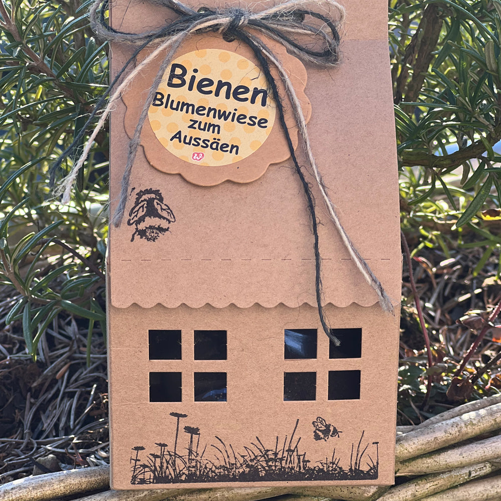 Bienen Blumenwiese Haus: Ein Zuhause für unsere summenden Freunde!