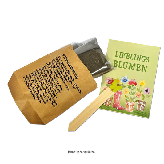 Blumen Geschenke: Wundertüte mit Lieblingsblumen Samen