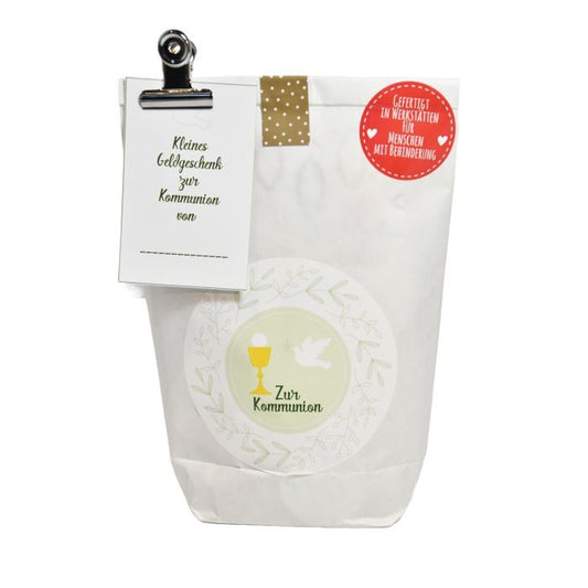 Geschenke zur Kommunion: Wundertüte für Geldgeschenke