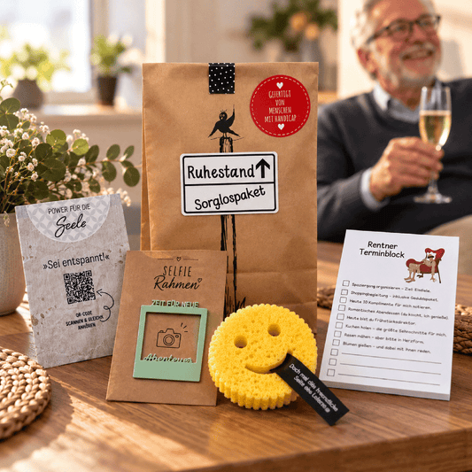 Geschenke zum Ruhestand: Wundertüte mit lustigen Gadgets