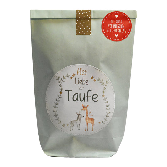 Taufgeschenk: Zur Taufe Wundertüte mit lieben Wünschen