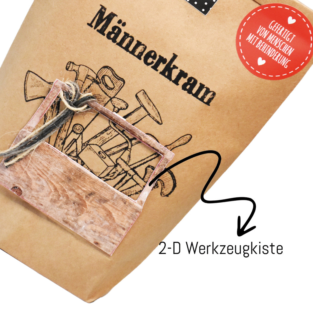 Handgemachte Männerkramtüte