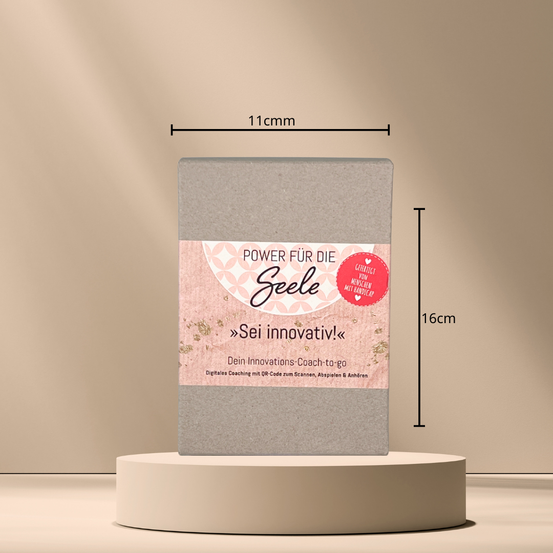Kreativität fördern als Geschenkbox Größe 11x16cm