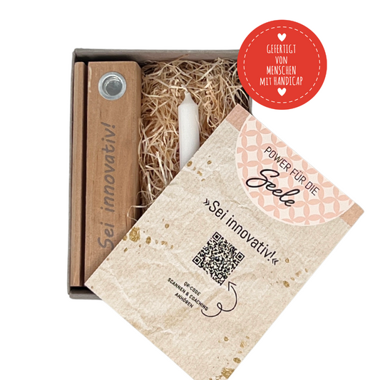 Coching Set mit QR Code für mehr Kreativität - handgemacht in Deutschland