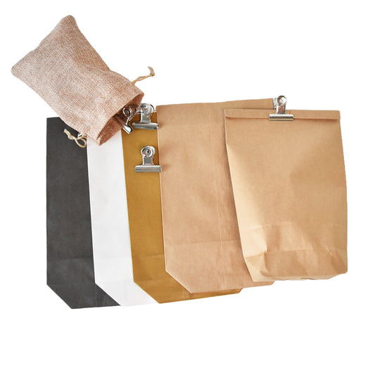 Adventskalendertüten Set zum selber befüllen gold/natur