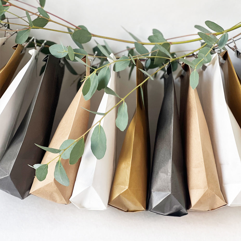 Adventskalender mit Eukalypthus