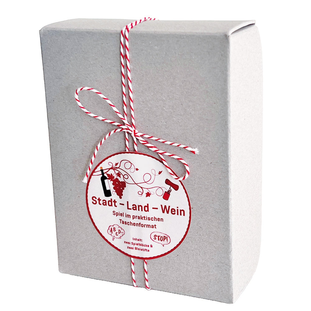 Stadt-Land-Wein Spiel
