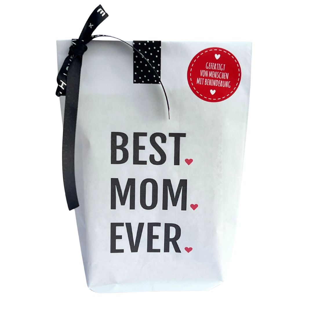 Best Mom Ever Wundertüte ein kleines Geschenk für Mutter mit Herz