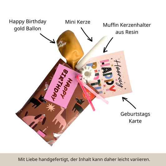 Geburtstagstüte mit Hundemotiv