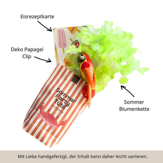 Sommerpartytüte als Dankeschön für die Einladung