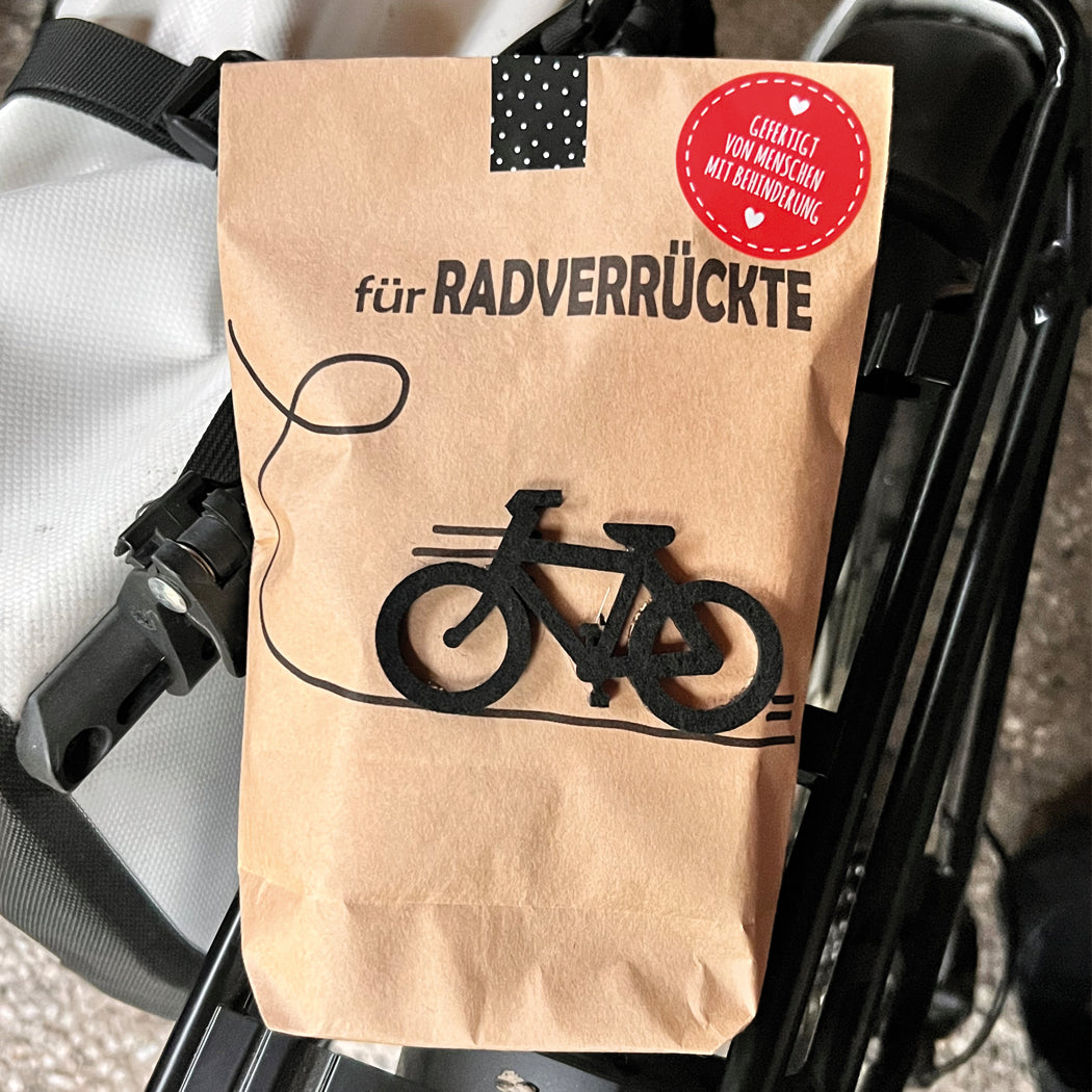 Wundertüte für Radverrückte aus Packpapier