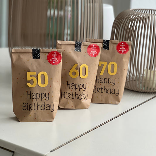 Geschenk zum 50. Geburtstag, 60 geburtstag und 70 Geburtstag