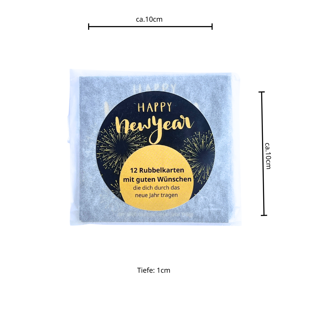 Happy New Year Wünsche zum aufrubbeln