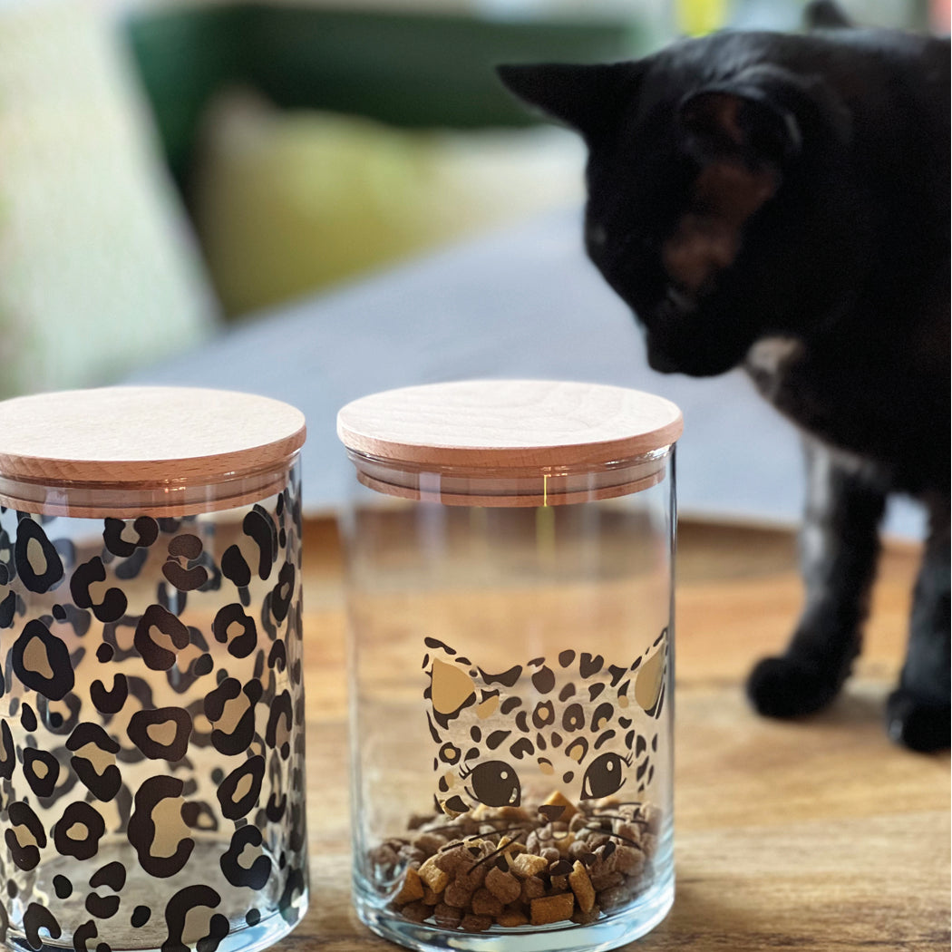 Vorratsglas Leoprint mit Katze