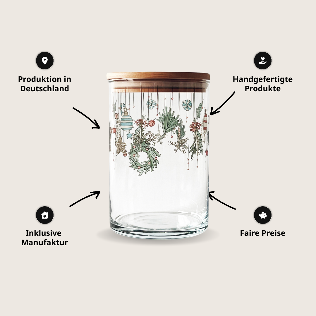 Vorratsglas mit Holzdeckel