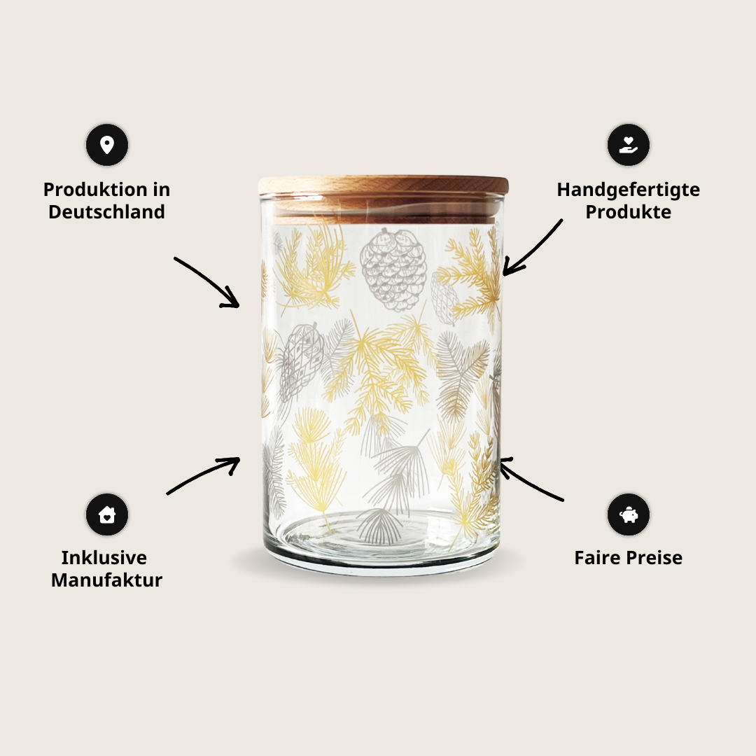 Vorteile der handgemachten Glasdose